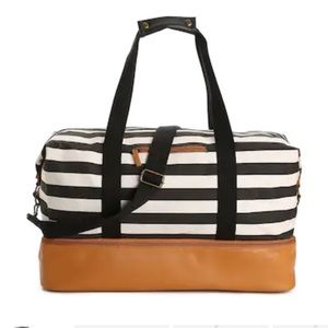 Striped Weekender Bag